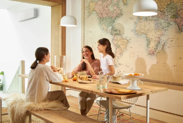 Stille airco en lucht-luchtwarmtepomp in een woning – Green Energy Resolutions